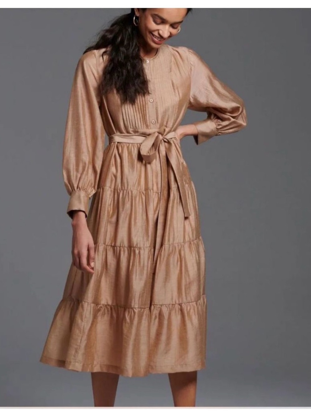 Mare x Anthropologie Agosta Maxi Dress size Small